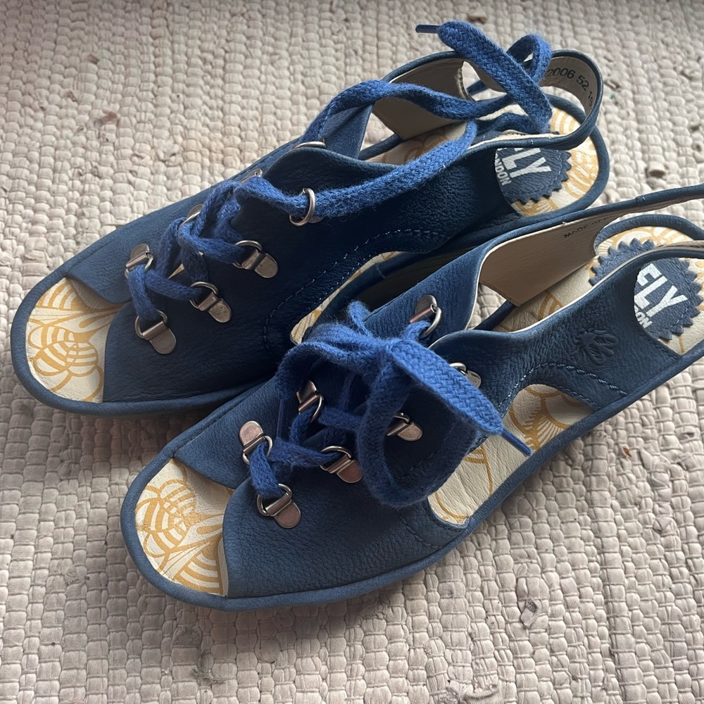 Fly London Blue Sandals. Make an offer!
